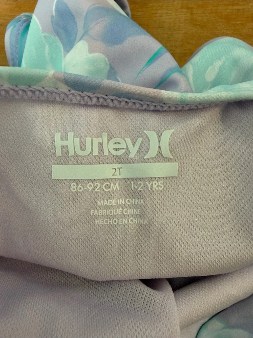 Hurley - Toddler Girls Swimsuit size 2T, NWT